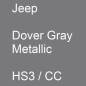 Preview: Jeep, Dover Gray Metallic, HS3 / CC.